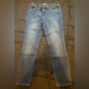 Lauren Conrad Size 12 Denim Blue Skinny Jeans 28” inseam